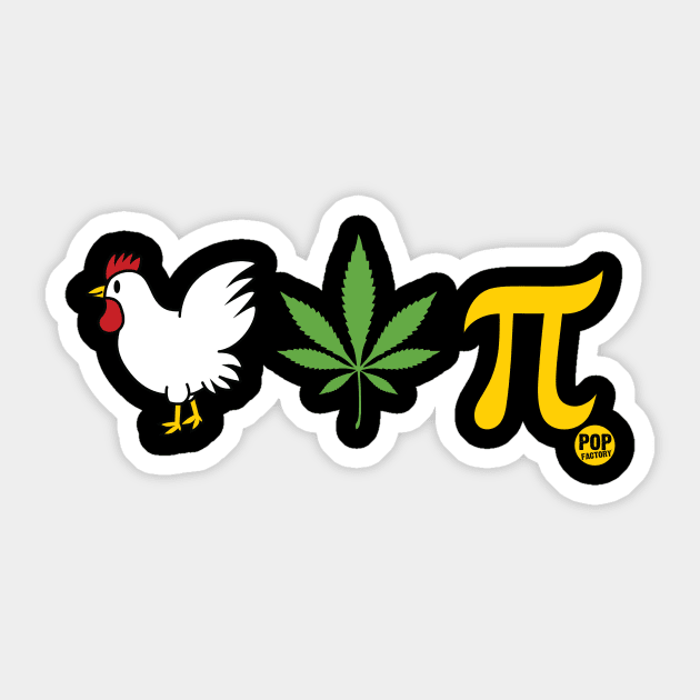 CHICKEN POT PIE Sticker by toddgoldmanart